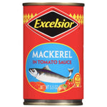 Excelsior Mackerel in Tomato Sauce, 5.5 oz - Water Butlers