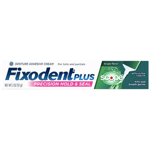 Fixodent Plus Scope Denture Adhesive Cream, Precision Hold, 2 oz