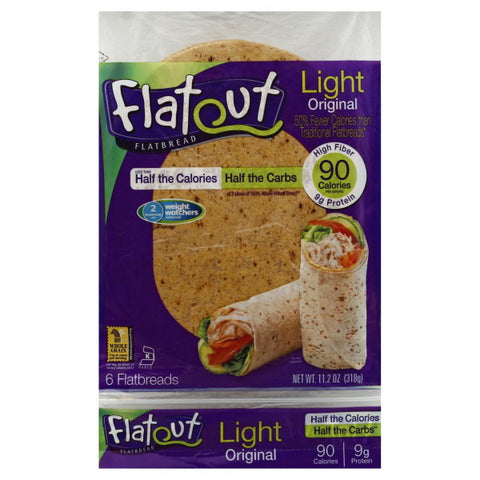 Flatout Flatbread Light Original, 6 Count