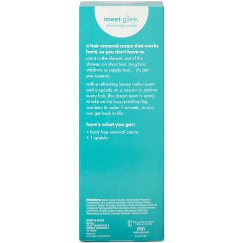 Glee Body Hair Removal Cream Kit for Women, Depilatory