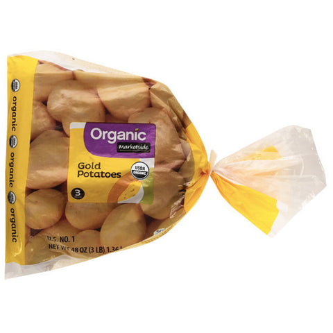 Marketside Organic Gold Potatoes, 3 lb Bag - Water Butlers