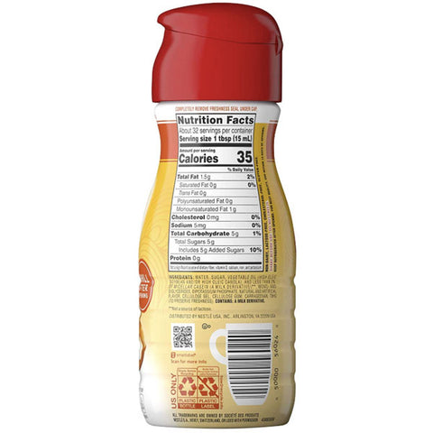Coffee Mate Hazelnut Coffee Creamer, 15 fl oz - Water Butlers