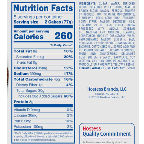 Hostess Chocolate Cake Twinkies, 10 Count