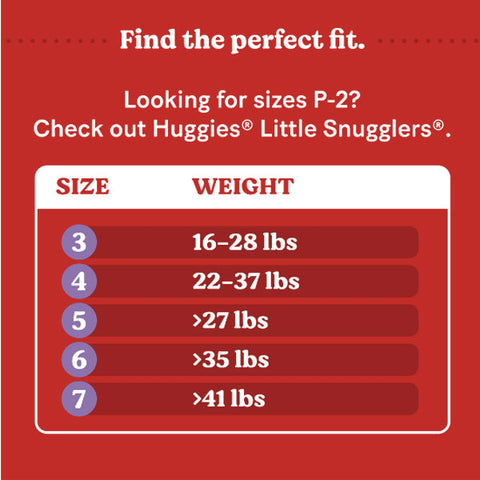 Huggies Little Movers Baby Diapers, Size 7, (42 Count)
