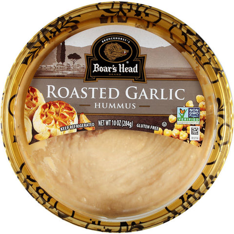 Boar's Head Hummus, roasted garlic, 10 oz.