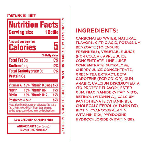 Sparkling Ice Sparkling Water, Cherry Limeade, 17 Fl Oz