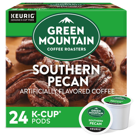 Green Mountain Coffee Southern Pecan Flavored K Cup Keurig Pods, Light Roast, 24 Count