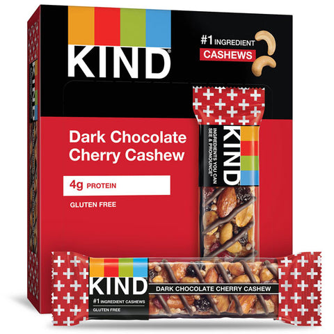 KIND Bars, Dark Chocolate Cherry Cashew, 6 Count