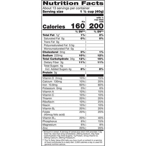 Kix Crispy Corn Puffs Whole Grain Breakfast Cereal, Family Size, 18 oz