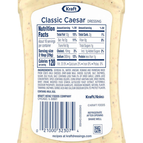 Kraft Classic Caesar Salad Dressing 16 fl oz