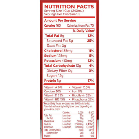 LACTAID 100% Lactose Free Whole Milk, Half Gallon - Water Butlers