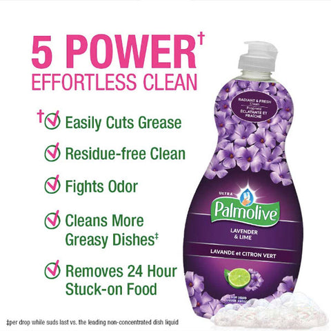 Palmolive Ultra Liquid Dish Soap, Lavender and Lime, 20 fl oz