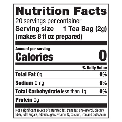 Lipton Green Tea Bags Orange Passionfruit Jasmine, 20 Count
