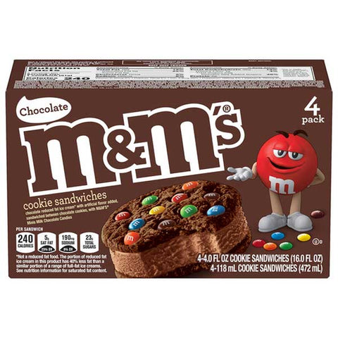 M&M's Ice Cream Chocolate Cookies - 4 Ct