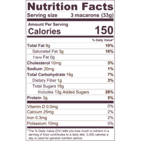 Delizza Patisserie Frozen Macarons, 12 Count
