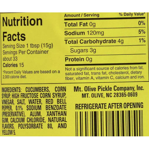 Mt. Olive Sweet Salad Pickle Cubes, 16 oz - Water Butlers