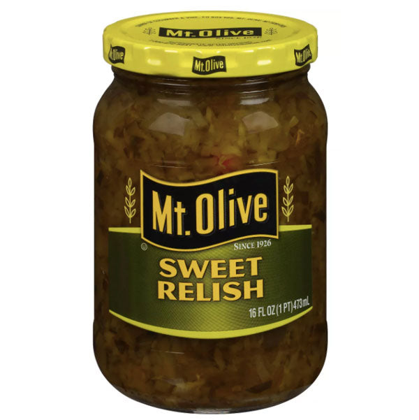 Mt. Olive Sweet Relish, 16 fl oz - Water Butlers