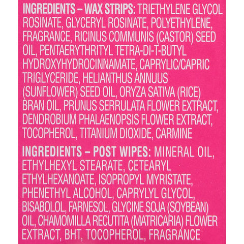 Nair Hair Remover Wax Ready Strips for Legs & Body, 40 Count