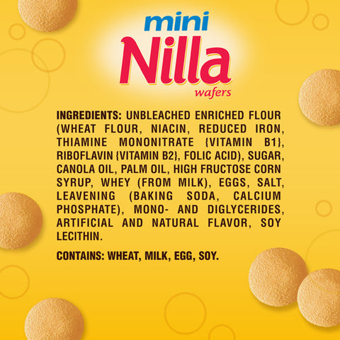 Nilla Wafers Mini Vanilla Wafer Cookies, 11 oz