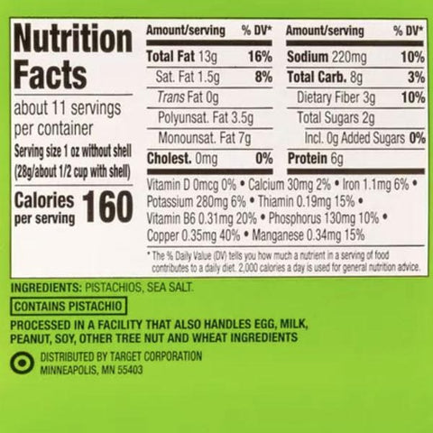 Good & Gather™ Sea Salt Roasted Pistachios,20 oz