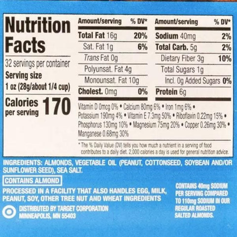 Good & Gather™ Lightly Salted Roasted Almonds, 32oz