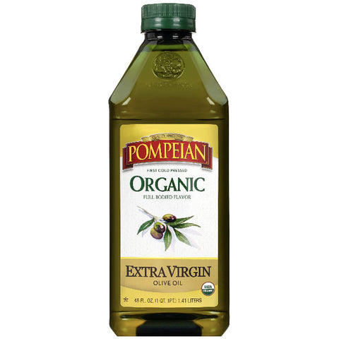 Pompeian Organic Extra Virgin Olive Oil, 48 fl oz - Water Butlers