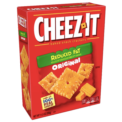 Cheez-It Reduced Fat Original, Snack Crackers, 11.5 oz - Water Butlers