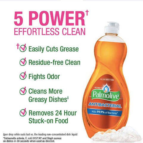 Palmolive Ultra Antibacterial Liquid Dish Soap, 20 fl oz
