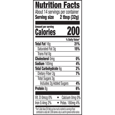 Peter Pan Crunchy Peanut Butter, Chunky Peanut Butter, 16.3 Oz