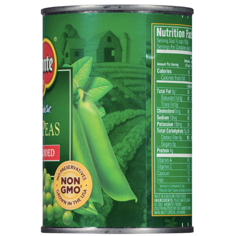 Del Monte Fresh Cut Sweet Peas, 15.25 oz - Water Butlers
