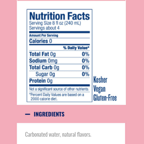 Polar Seltzer Soda Water Ruby Red Grapefruit Cans, 8 Count