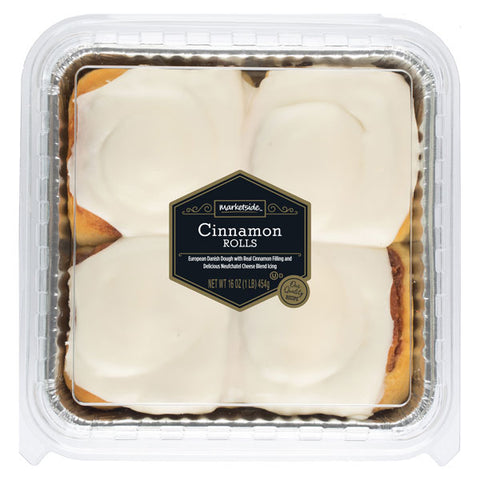 Marketside Pastry Cinnamon Rolls, 4 Count