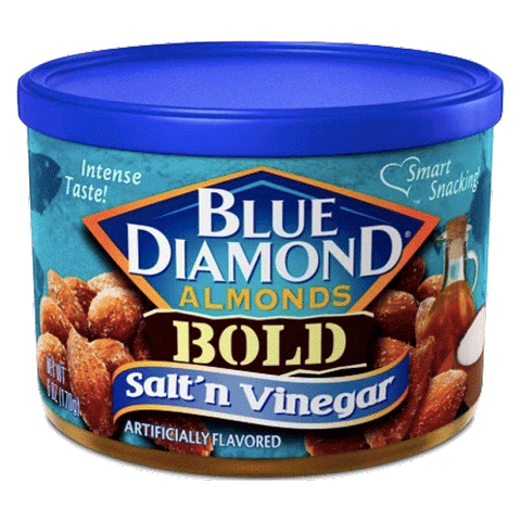 Blue Diamond Almonds, Bold Salt 'n Vinegar, 6 oz - Water Butlers