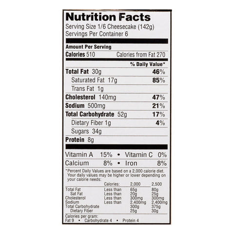 Sara Lee Cake New York Style Cheesecake, 30 oz.
