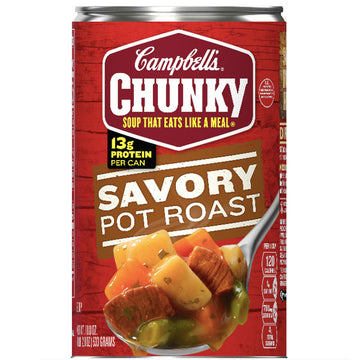 Campbell's Chunky Soup, Savory Pot Roast, 18.8 oz