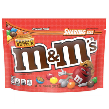 M&Ms Sharing Size, Peanut Butter - 9.6oz