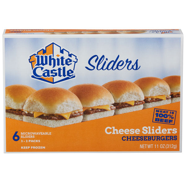 Banquet Cheeseburger Sliders Frozen Snack Twin Pack, 3.9 Ounce bags, 3  Count, Easy Meals