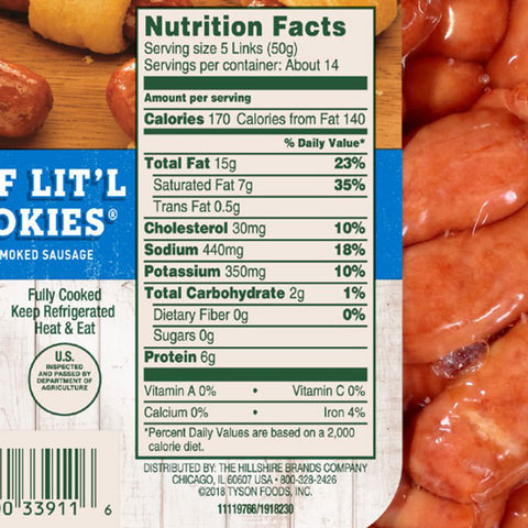 Hillshire Farm® Beef Lit'l Smokies® Smoked Sausage, 24 oz.