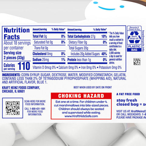 Jet-Puffed S'more Mallows Marshmallows, 21 oz