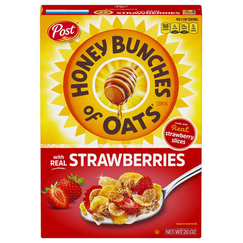 Honey Bunches of Oats with Real Strawberries Cereal, 16.5 oz.