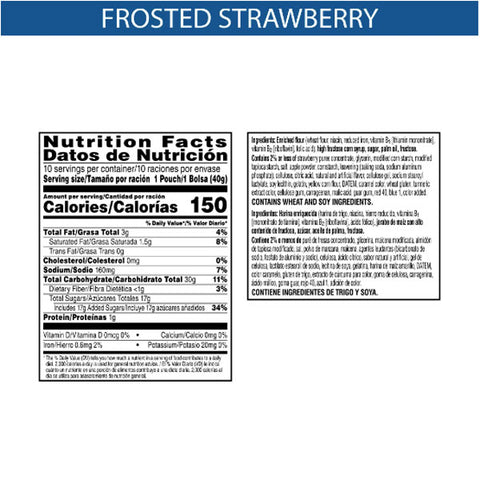 Pop Tarts Baked Pastry Bites, Frosted Strawberry, 10 Ct