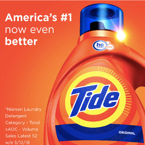Tide Original, 64 Loads Liquid Laundry Detergent, 84 oz
