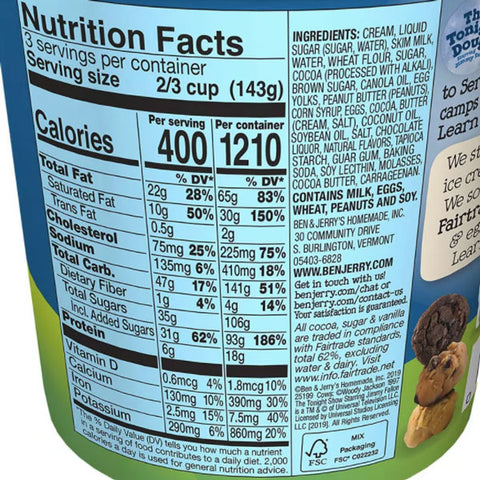 Ben & Jerry's The Tonight Dough Ice Cream 16 oz