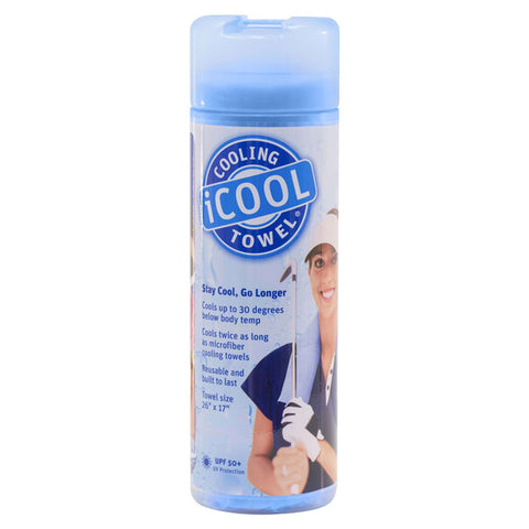 iCOOL Cooling Towel, Sky Blue, Size 24 inch x 17 inch