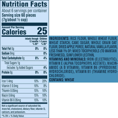 Gerber Puffs Vanilla Cereal Baby Snacks, 1.48 oz