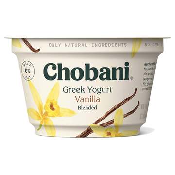 Chobani Greek Yogurt, Vanilla, 5.3oz
