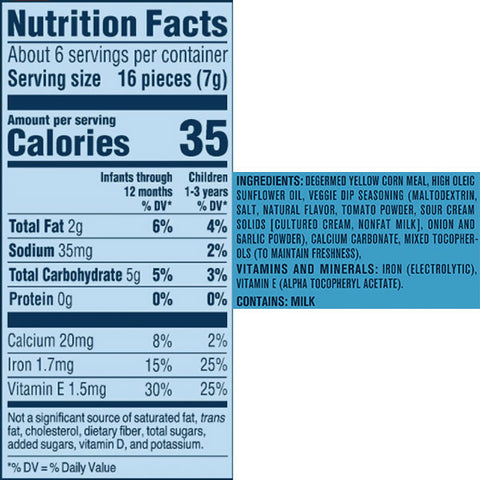 Gerber Lil' Crunchies Veggie Dip, 1.48 oz