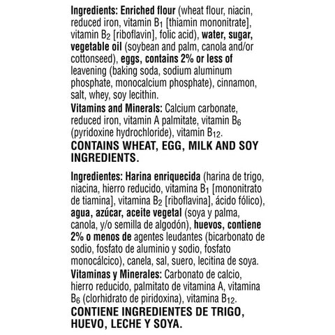 Kellogg's Eggo Mins, Frozen Waffles, Cinnamon Toast, Family Pack, 24 Ct