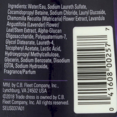 Summer's Eve, Night-Time Cleansing Wash, Lavender, 12 Oz.