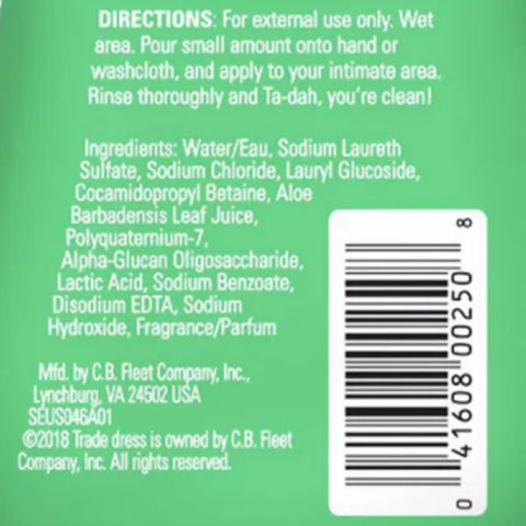 Summer's Eve Aloe Love Cleansing Wash for Sensitive Skin, 15 Oz